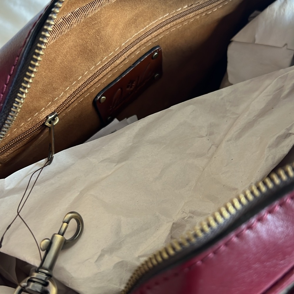 Patricia Nash Pomezia Satchel Crossbody - Picture 6 of 12